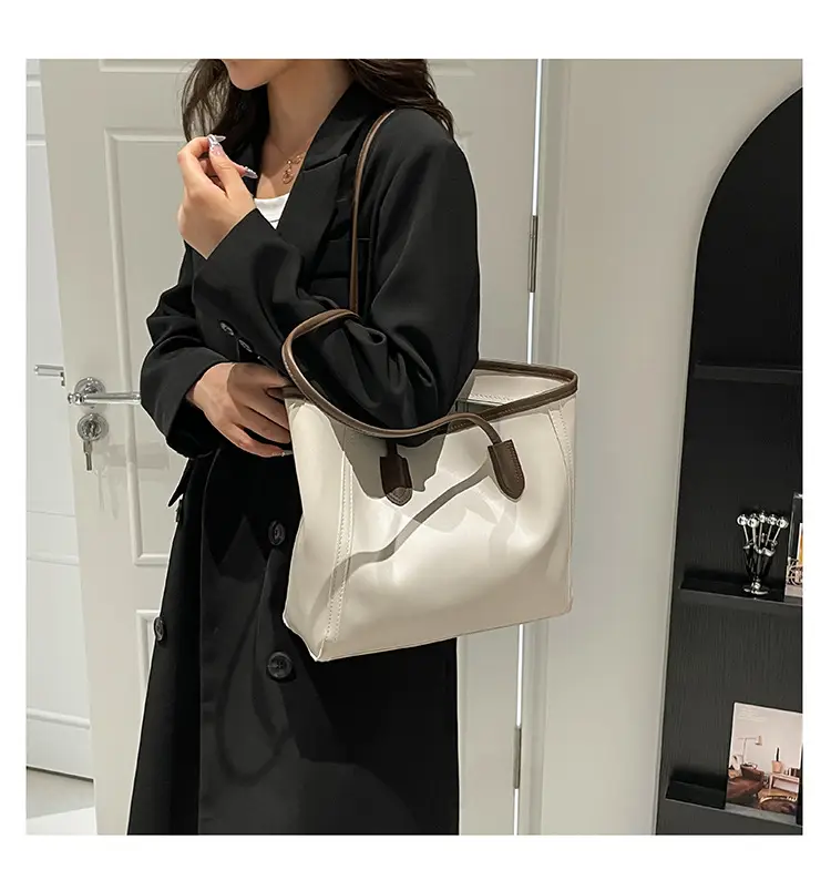 Retro White Korean Style Shoulder Tote Bag 2026 — feature 18