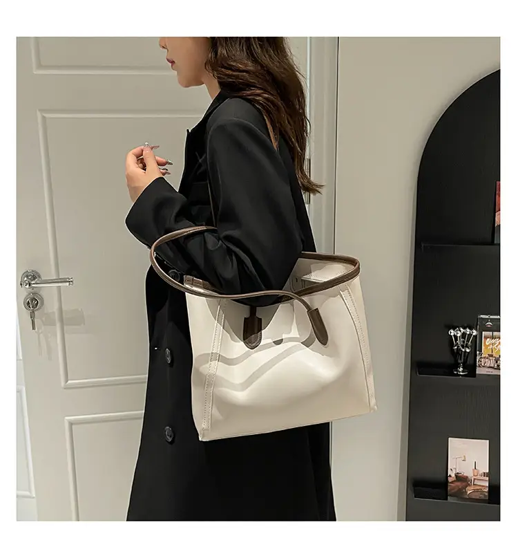 Retro White Korean Style Shoulder Tote Bag 2026 — feature 19