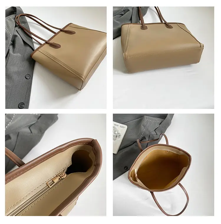 Retro White Korean Style Shoulder Tote Bag 2026 — feature 9