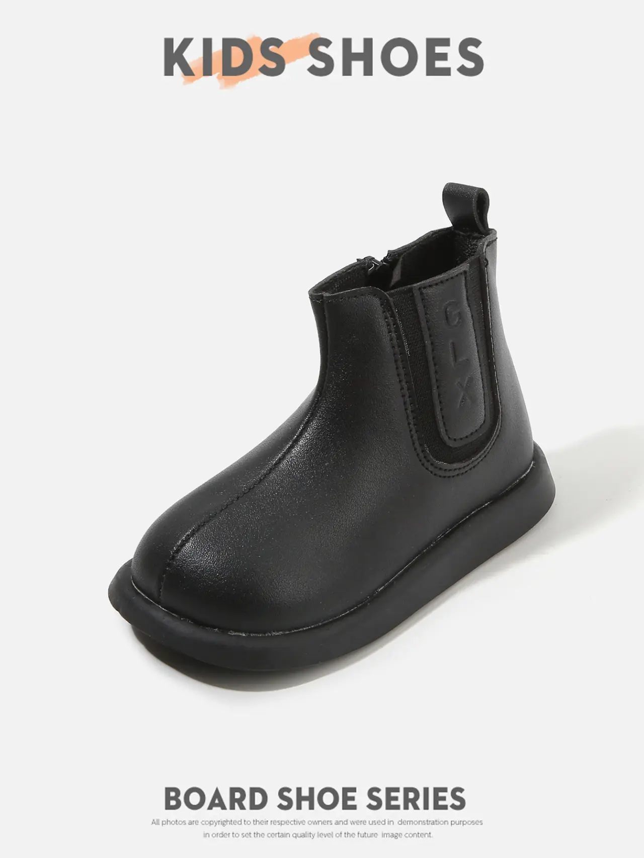 Kids Leather Boots White Small Soft Sole — feature 13