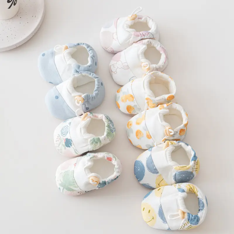 Baby Floral Shoes 0-3Y 6-1Y Non-Slip Soft Soled