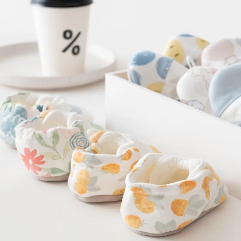 Baby Floral Shoes 0-3Y 6-1Y Non-Slip Soft Soled