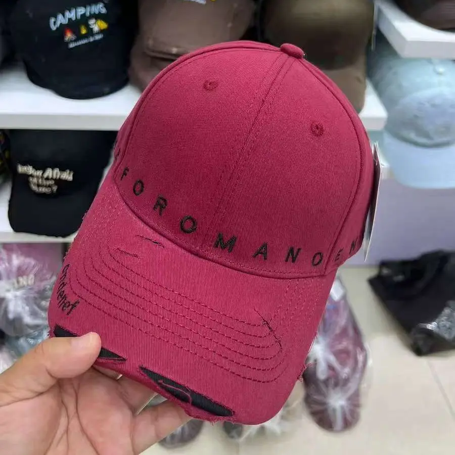 Women's Grey Nike Cap with Letter Embroidery - Image 8