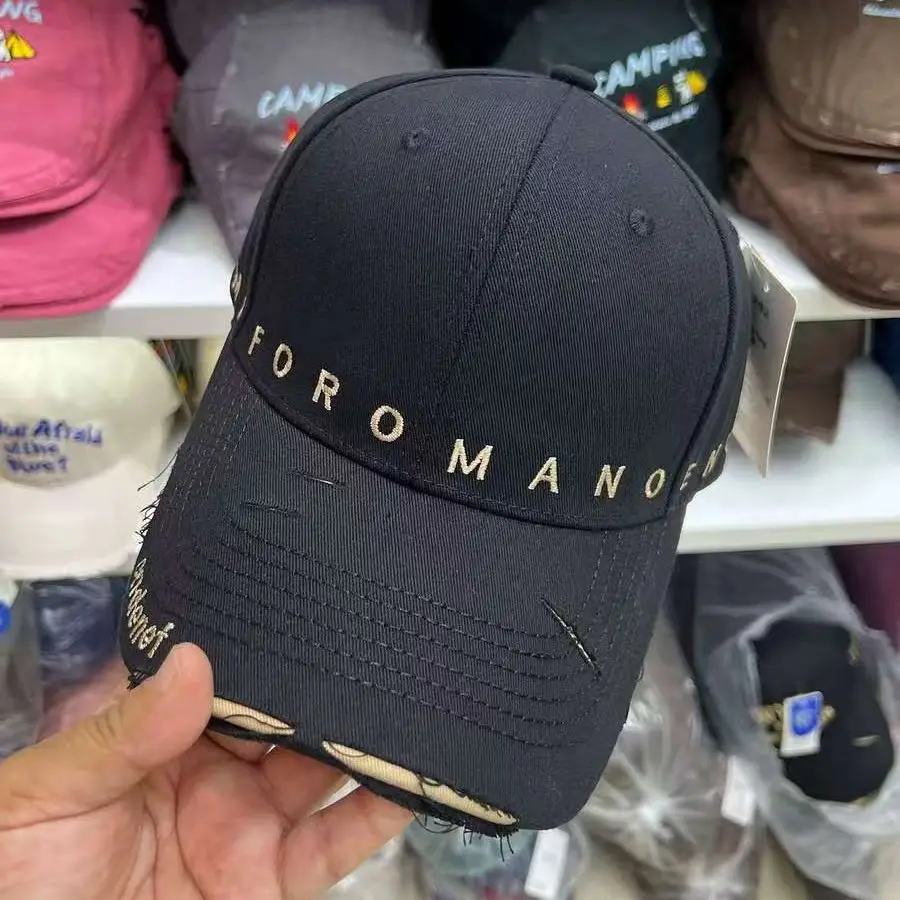 Women's Grey Nike Cap with Letter Embroidery - Image 9