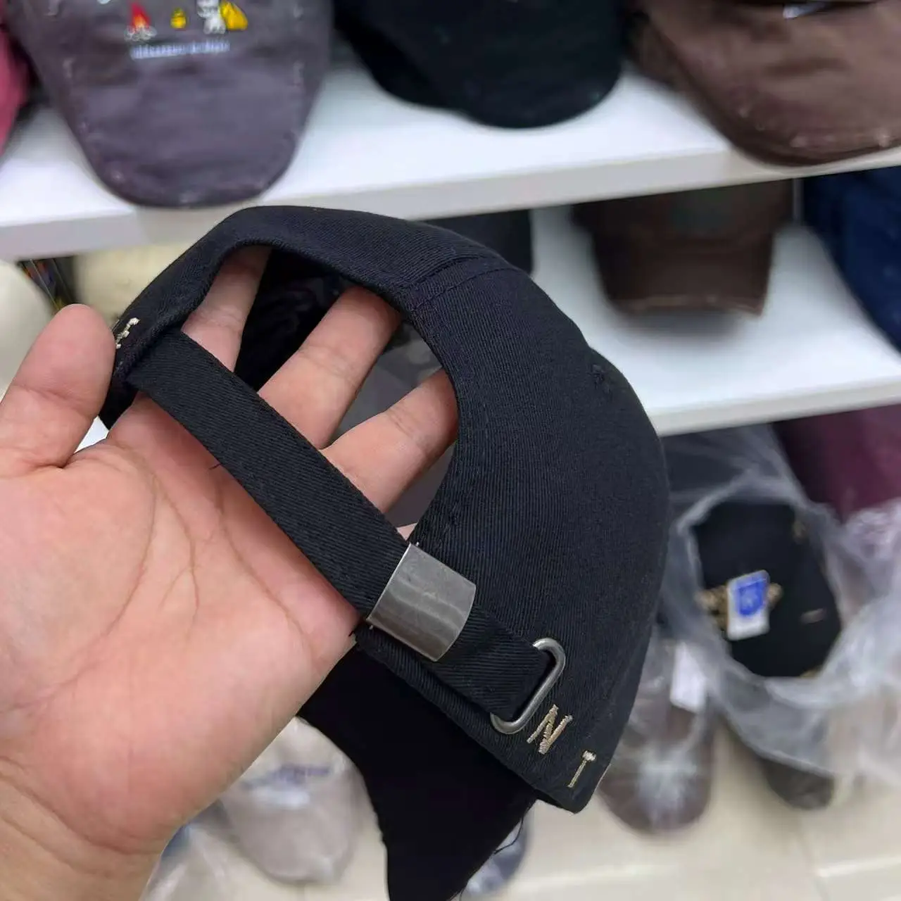 Women's Grey Nike Cap with Letter Embroidery — feature 11