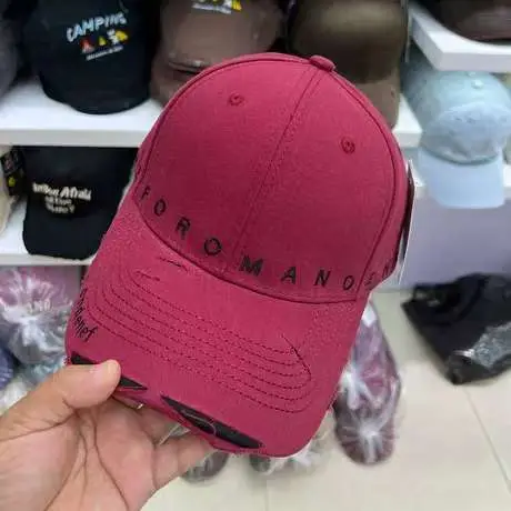 Women's Grey Nike Cap with Letter Embroidery - Image 3