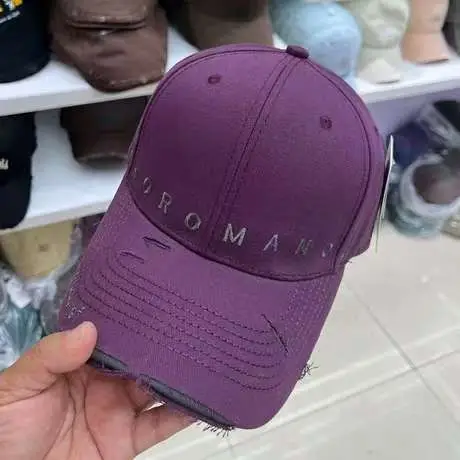 Women's Grey Nike Cap with Letter Embroidery - Image 5