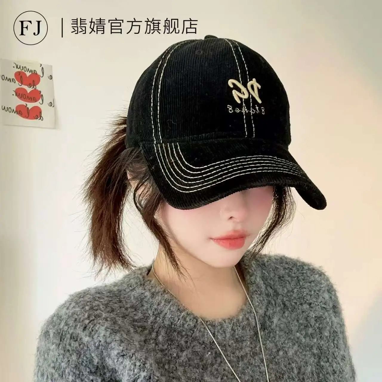 Women Sun Hat Gray BPA Free Large — feature 5
