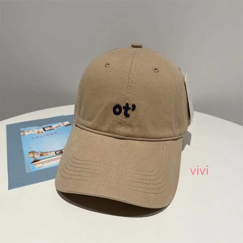 Korean Style Ot Embroidered Baseball Cap for Men Women - Image 6