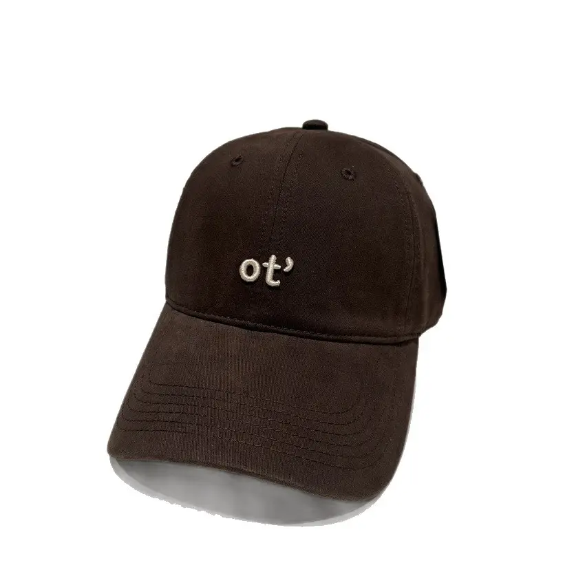 Korean Style Ot Embroidered Baseball Cap for Men Women - Image 11