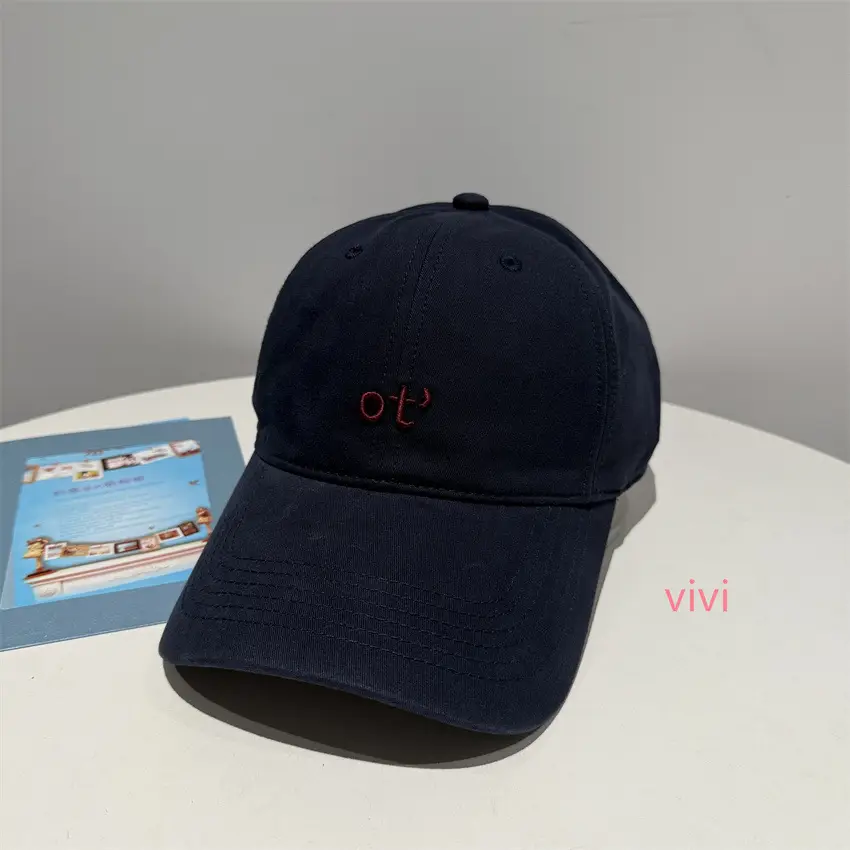 Korean Style Ot Embroidered Baseball Cap for Men Women - Image 2