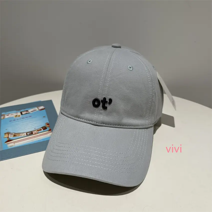 Korean Style Ot Embroidered Baseball Cap for Men Women - Image 8