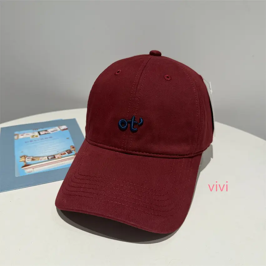 Korean Style Ot Embroidered Baseball Cap for Men Women - Image 9