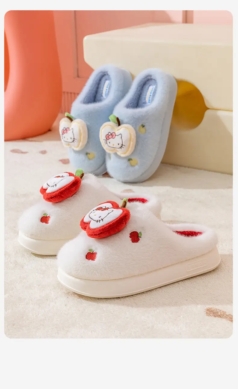 Winter Cotton Slippers for Home Plush Women's Home Cotton Slippers for Women Cute Non-Slip 2025 New Cartoon Indoor Warmth — feature 19