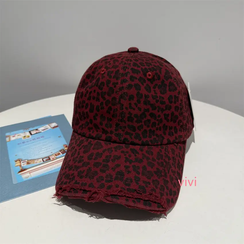 Leopard Print Soft Cap for Women Sun Protection Duckbill Cap - Image 8