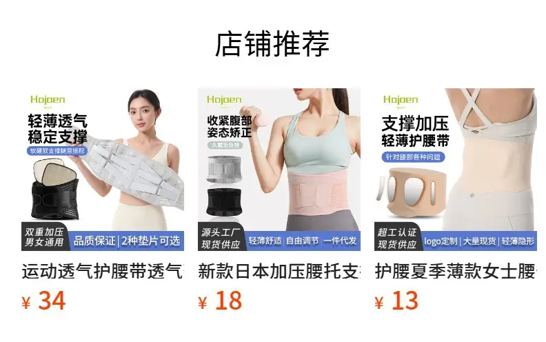 Heat-Pressed Bionic Steel Plate Waist Belt for Back Support — feature 1