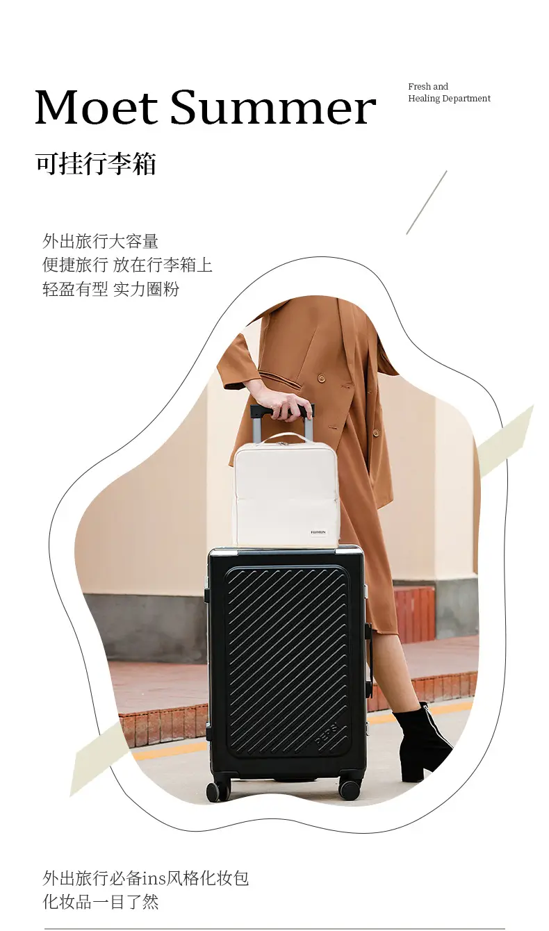 Black Waterproof Makeup Brush Storage Bag 23x22x7cm — feature 2