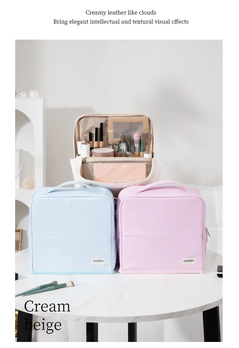 Black Waterproof Makeup Brush Storage Bag 23x22x7cm — feature 20