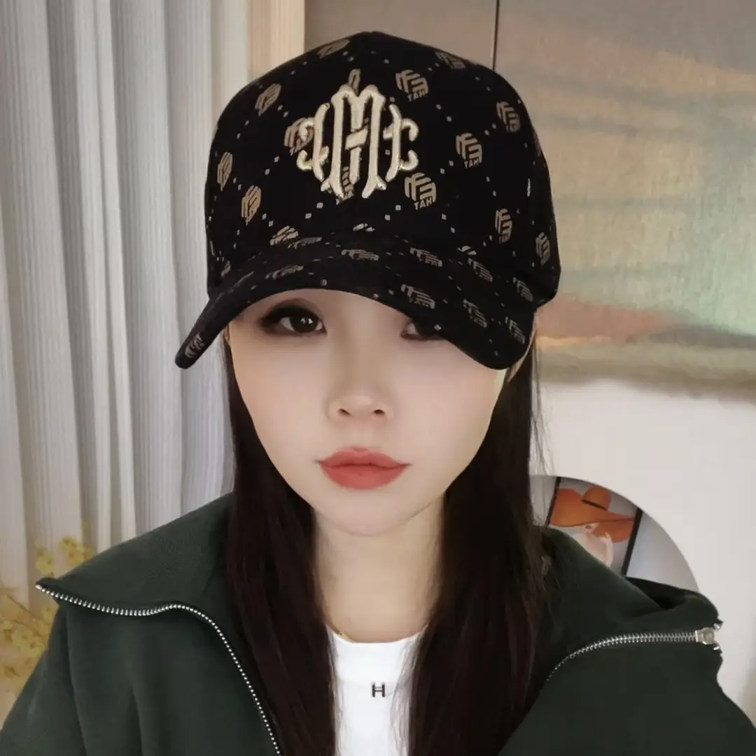 Women Embroidered Baseball Cap Spring Summer Sun Protection - Image 5