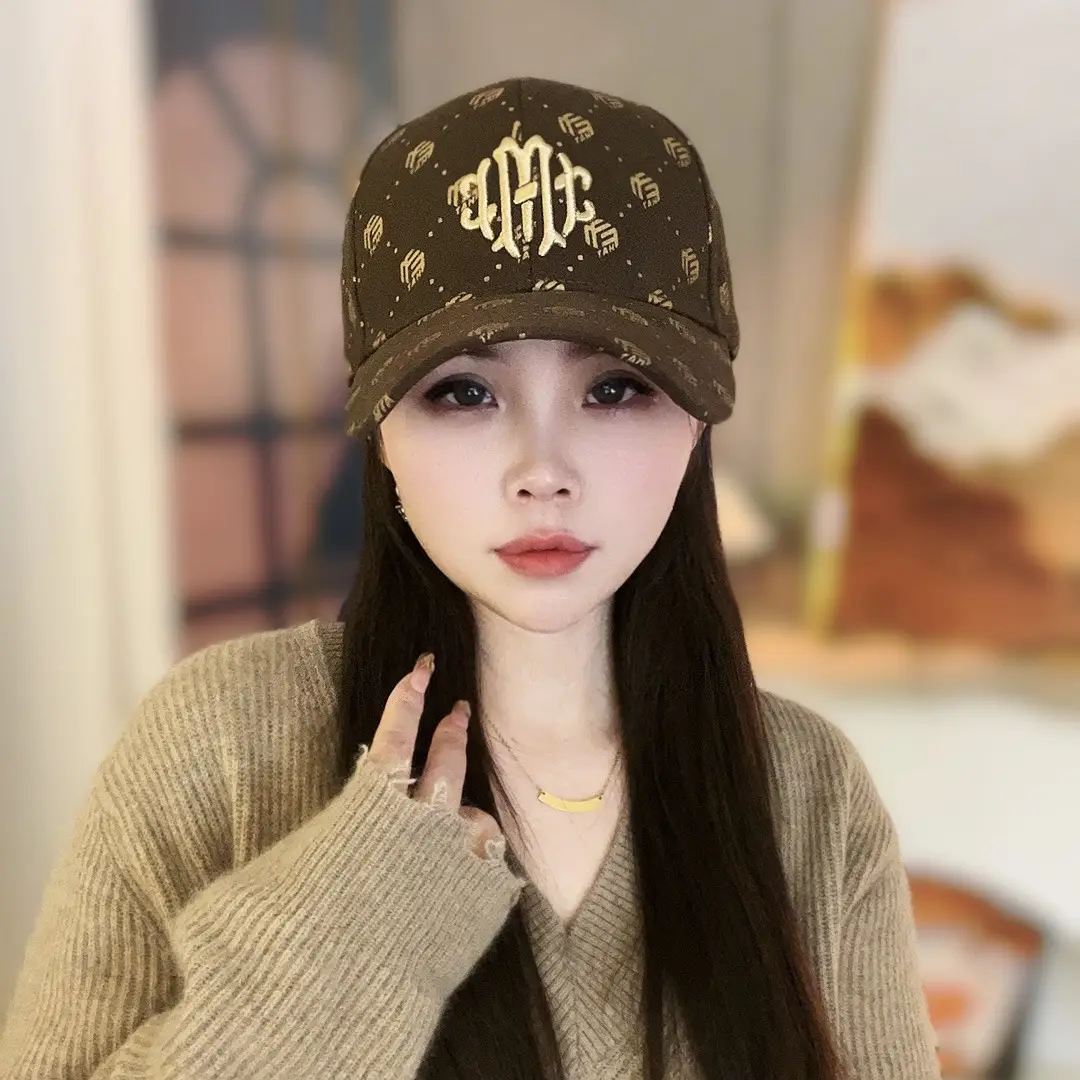 Women Embroidered Baseball Cap Spring Summer Sun Protection - Image 6