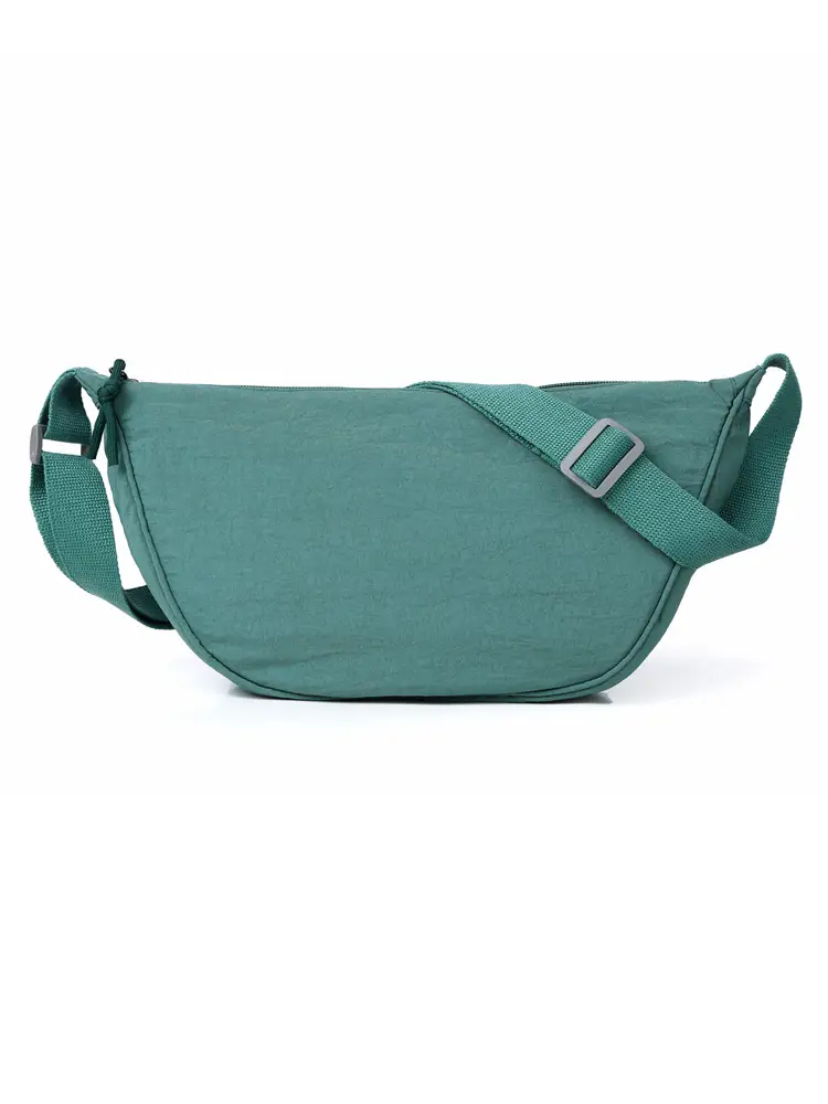 Black Adjustable Strap Fanny Bag for Men Women