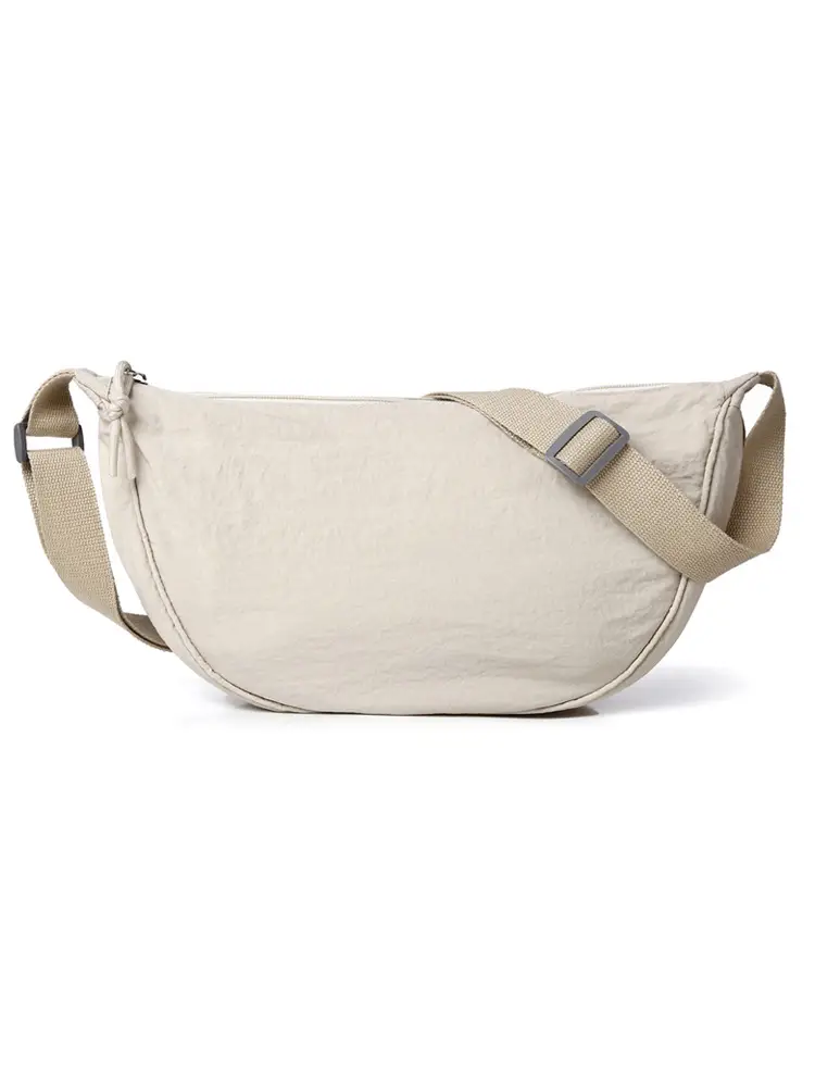 Black Adjustable Strap Fanny Bag for Men Women