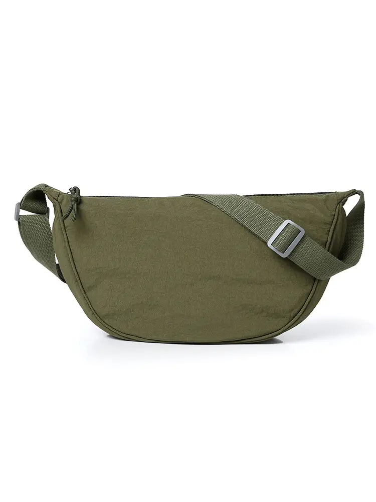 Black Adjustable Strap Fanny Bag for Men Women