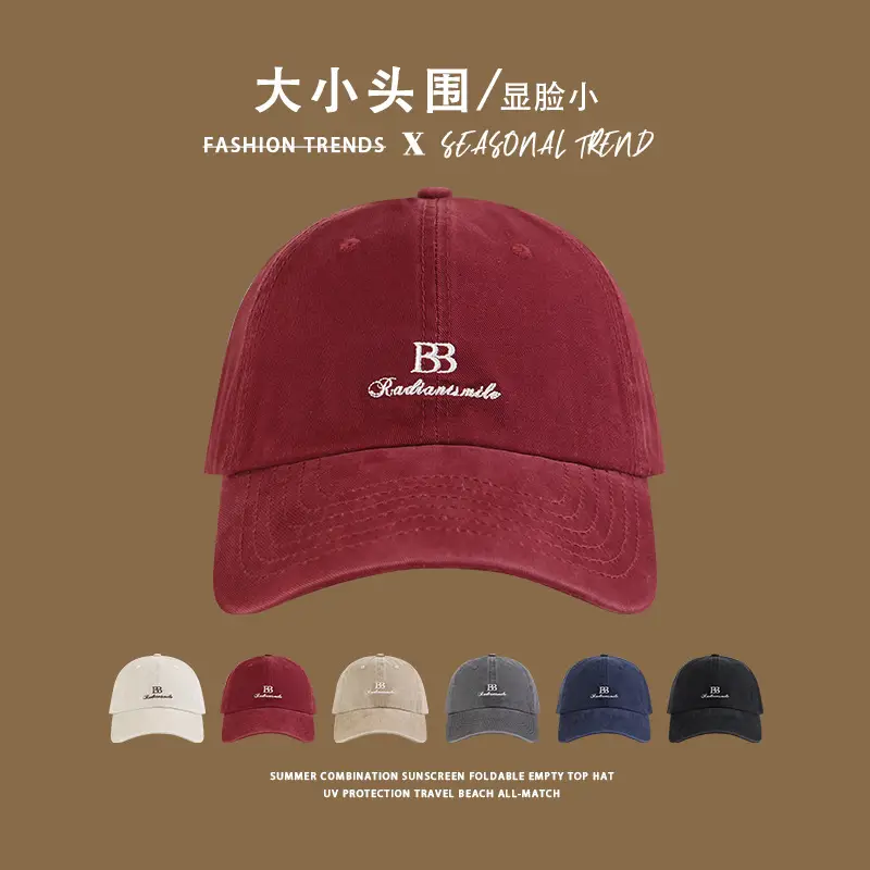 Women 2025 Face Slimming Baseball Cap with Wide Brim & Deep Crown — feature 2