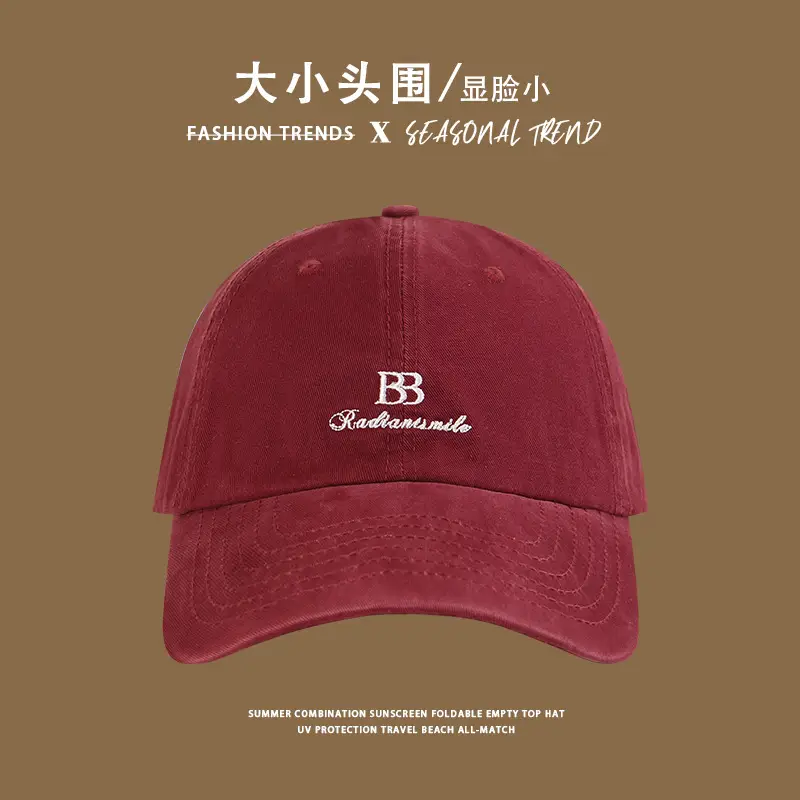 Women 2025 Face Slimming Baseball Cap with Wide Brim & Deep Crown — feature 5