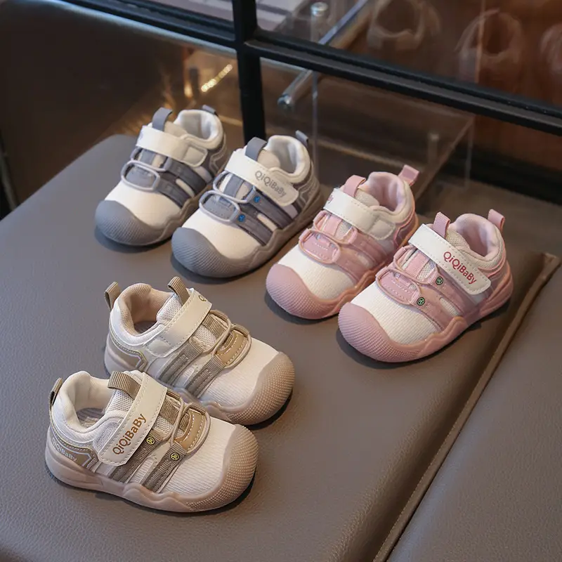 Baby Toddler Shoes Men's Spring and Autum Baby Shoes Soft Sole Non-Slip 0 to 1-3 Years Old Girls' Shoes Non-Falling Breathable Shoes - Image 4