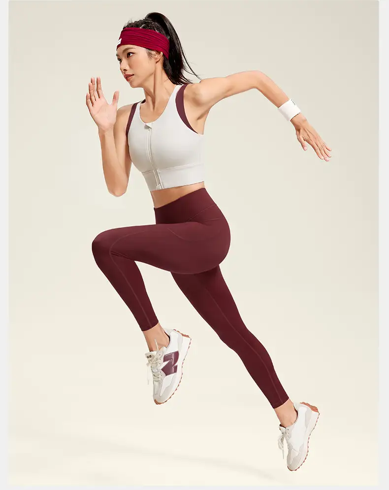Front Zipper Large Size Sports Vest Women's High-Intensity Outer Wear Secondary Breast Bra Running Fitness Anti-Vibration Underwear — feature 28