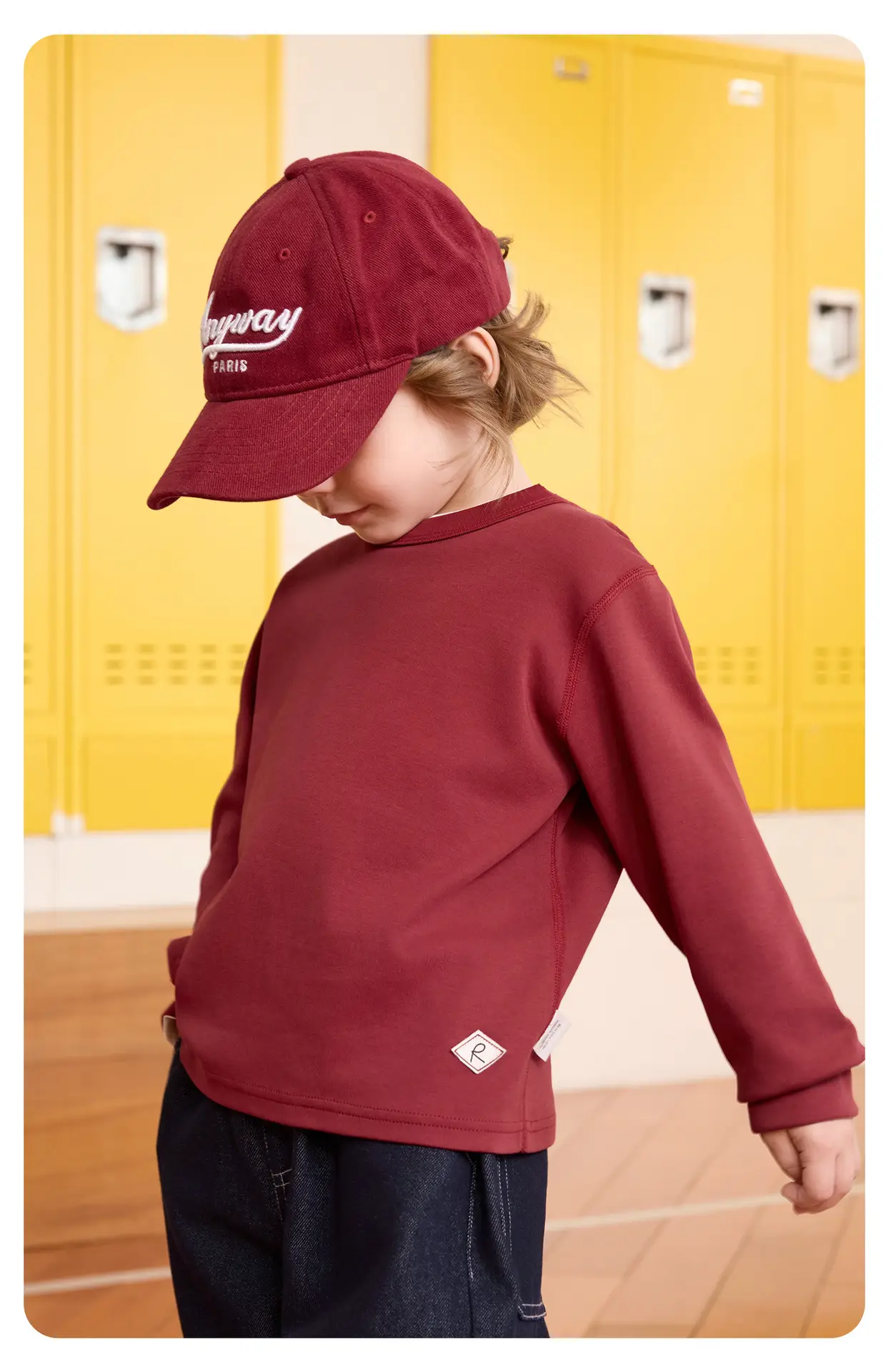 Right European Style Boys Long Sleeve T-Shirt Grey 2026 — feature 25
