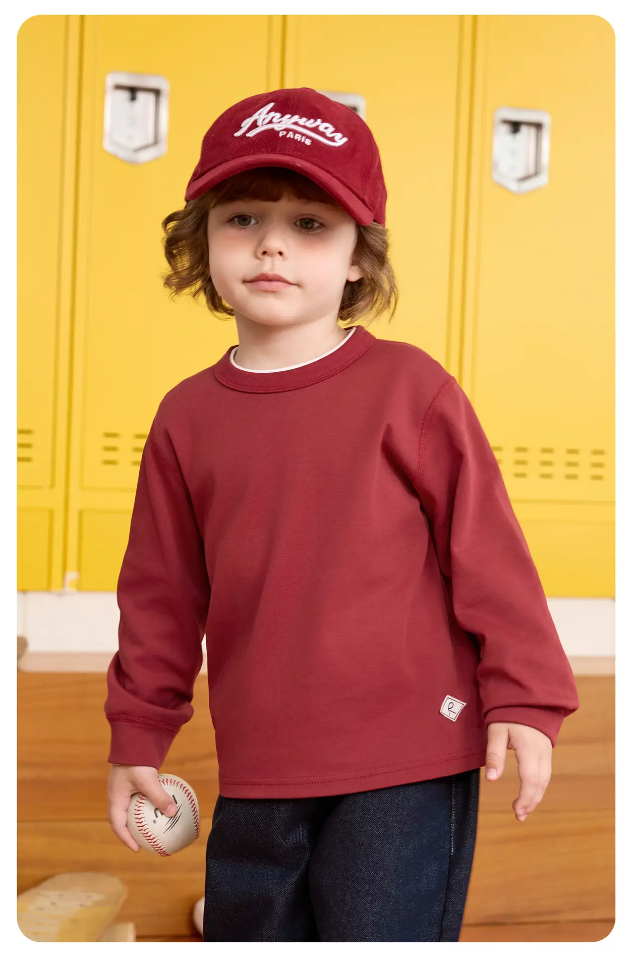 Right European Style Boys Long Sleeve T-Shirt Grey 2026 — feature 26