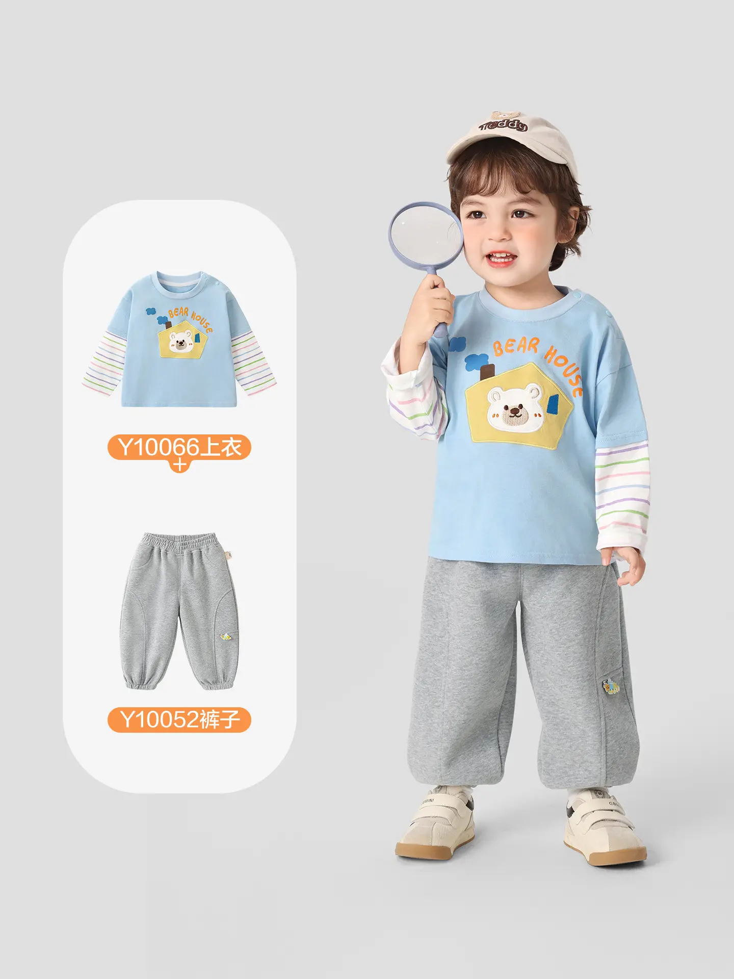 Girls Long Sleeve T-Shirt Cute Print Spring Clothing