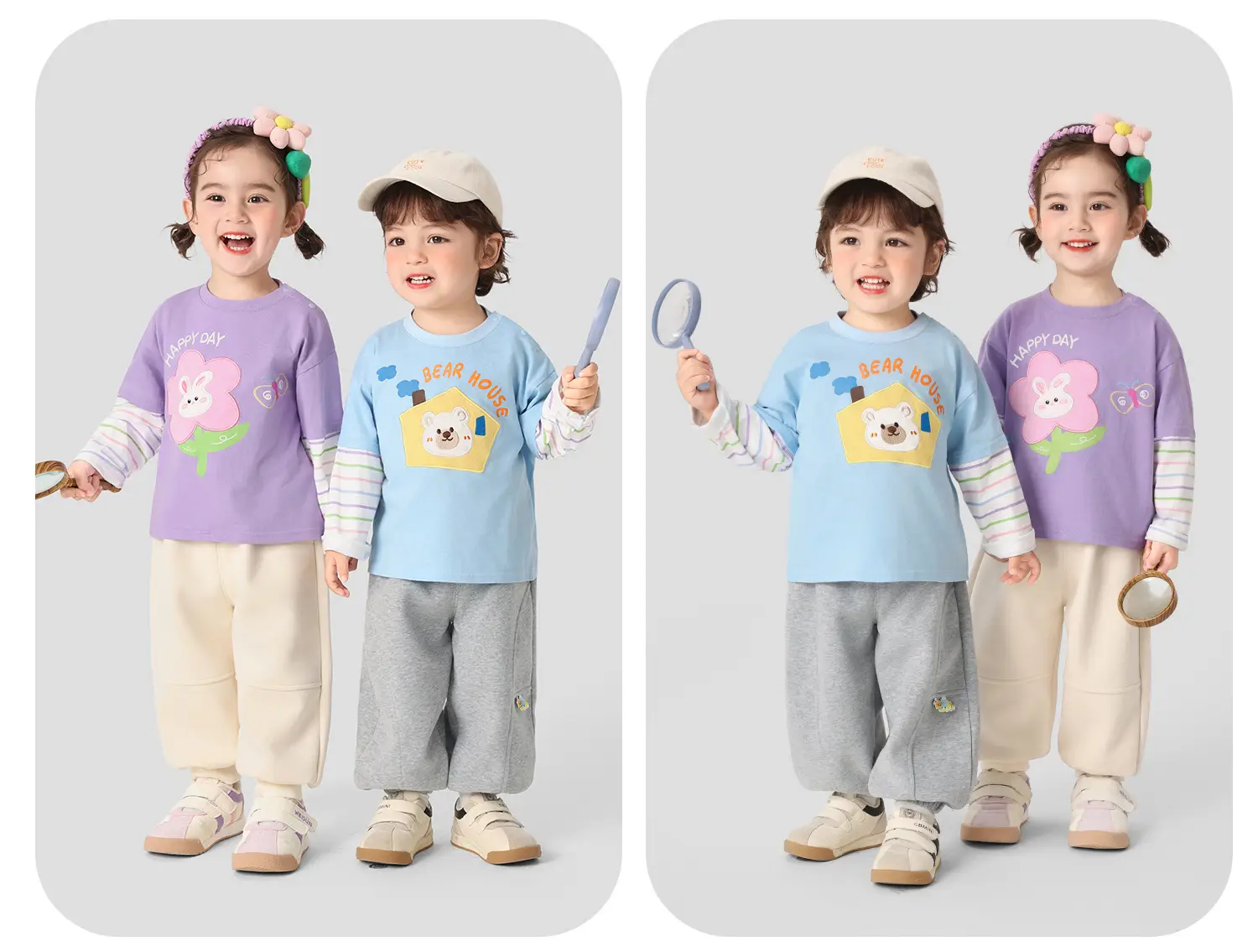 Girls Long Sleeve T-Shirt Cute Print Spring Clothing — feature 6
