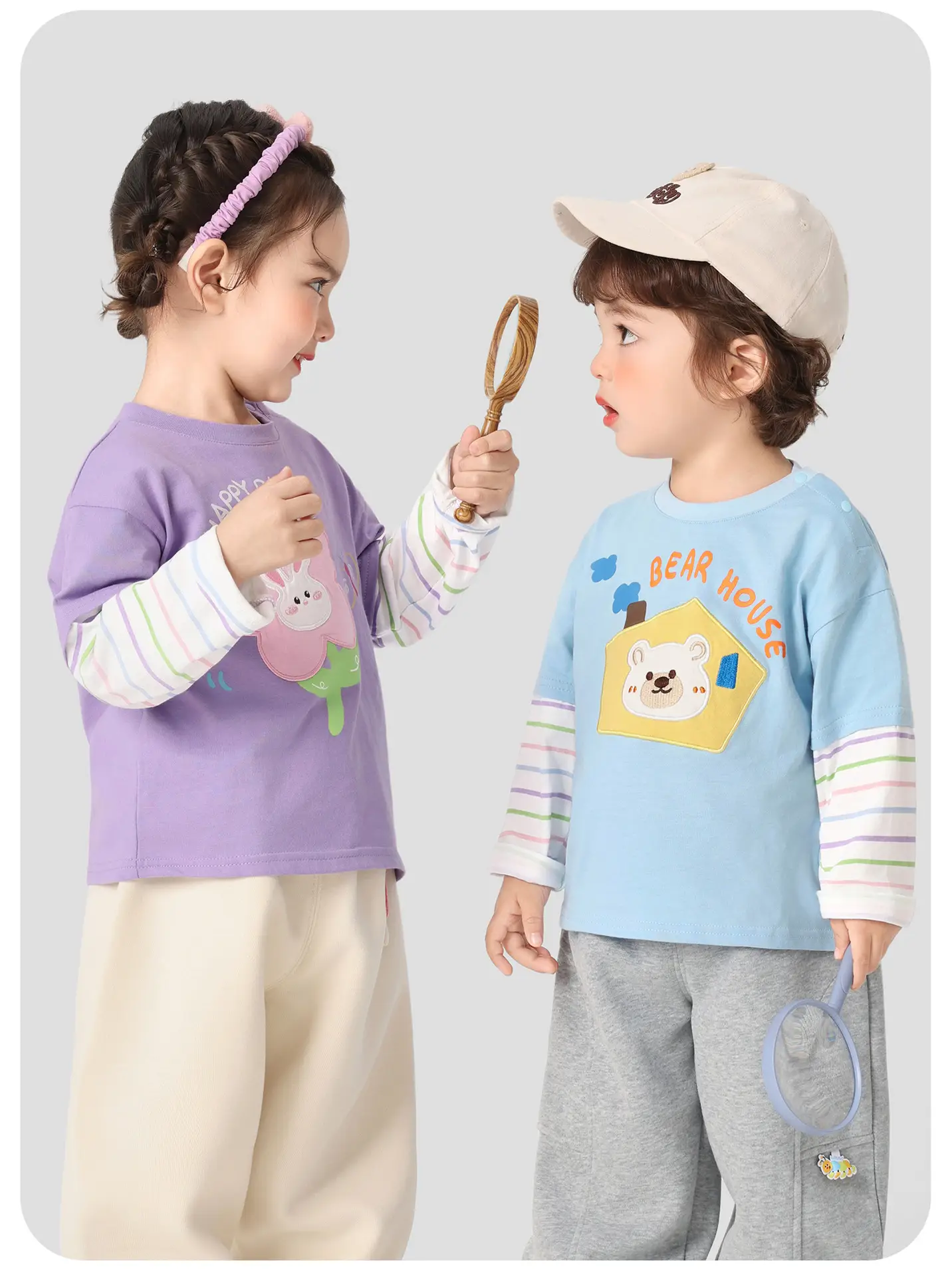 Girls Long Sleeve T-Shirt Cute Print Spring Clothing — feature 7