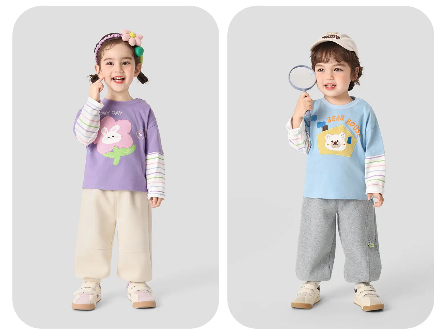 Girls Long Sleeve T-Shirt Cute Print Spring Clothing — feature 8