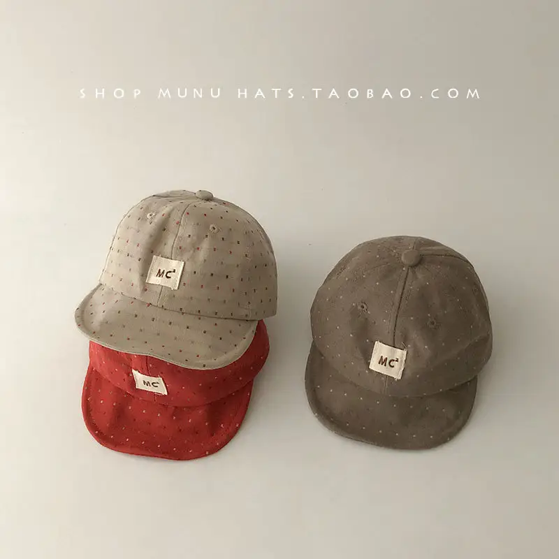 Baby Hats Spring Fall Soft Brim Peaked Cap Korean Style - Image 5