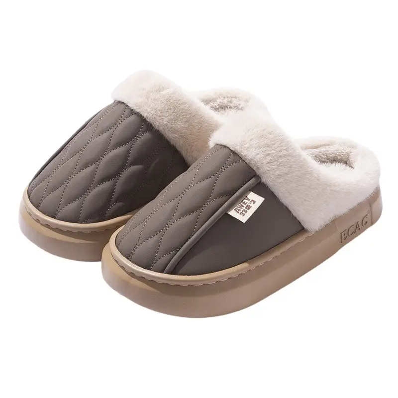 Women Waterproof Cotton Slippers Autumn Winter 2025