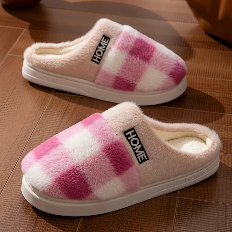 Women's Winter Plush Slippers Home Warm Non-Slip - Image 9