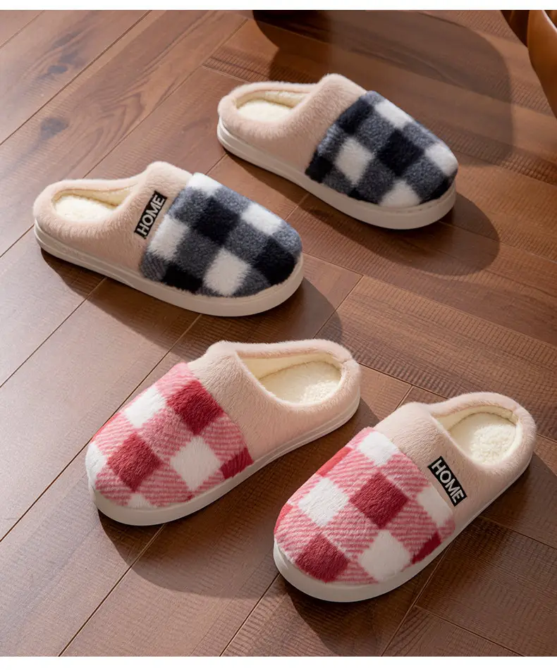 Women's Winter Plush Slippers Home Warm Non-Slip — feature 14