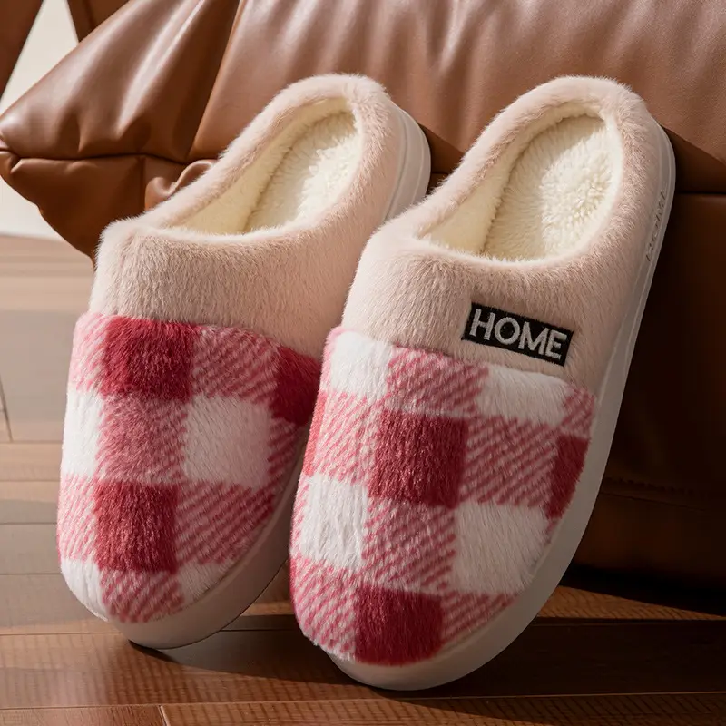 Women's Winter Plush Slippers Home Warm Non-Slip - Image 2
