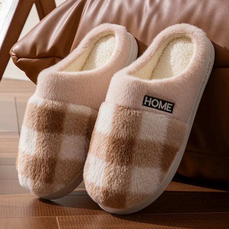 Women's Winter Plush Slippers Home Warm Non-Slip - Image 3
