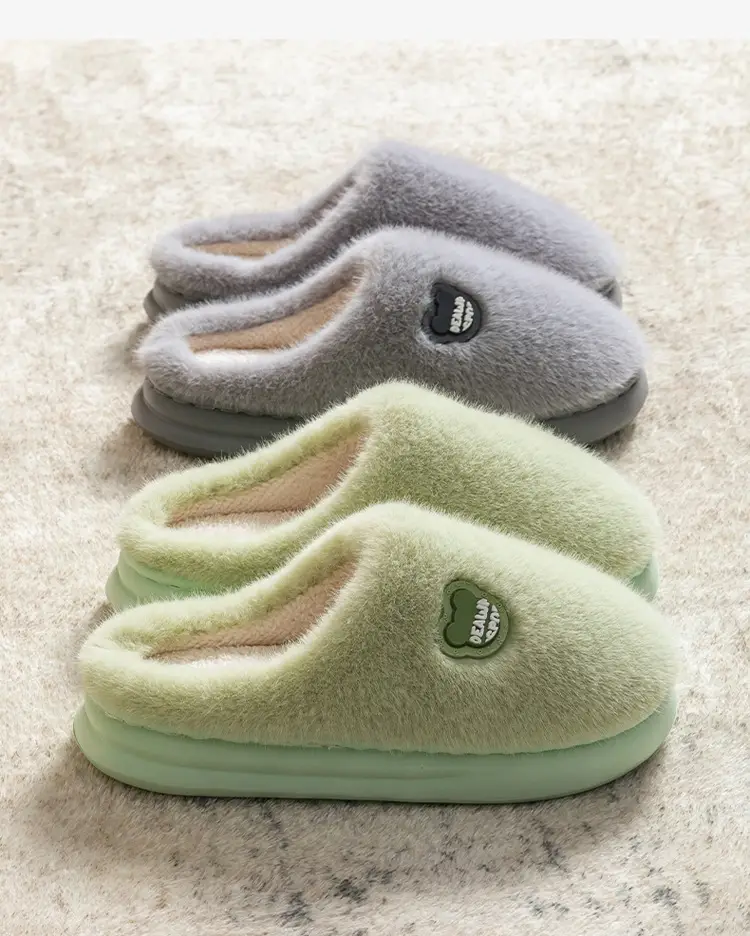 Autumn Winter Cotton Slippers for Men Women Non-Slip Comfortable — feature 17