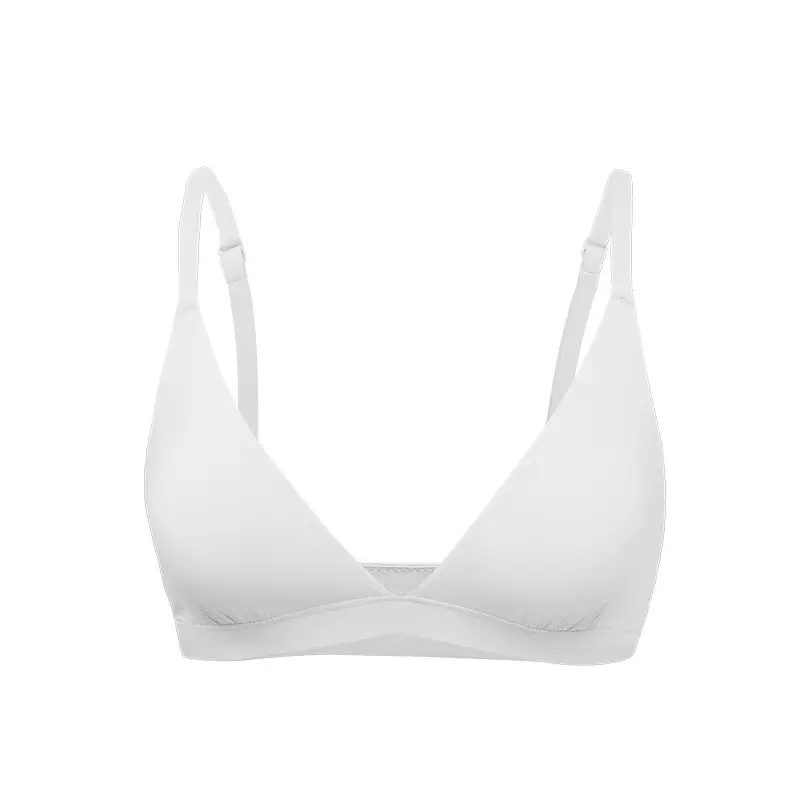 Skim* Triangle Cup Wireless Backless Women's Bra for Small Busts, No Padding, Deep V Sexy French Bra