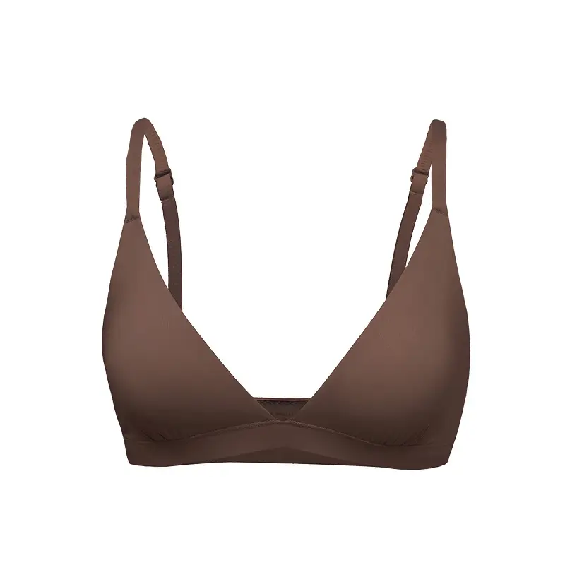 Skim* Triangle Cup Wireless Backless Women's Bra for Small Busts, No Padding, Deep V Sexy French Bra