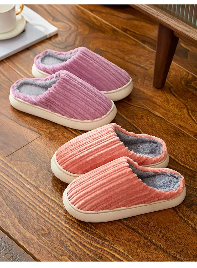 2025 Winter Warm Plush Cotton Slippers for Men Women — feature 13