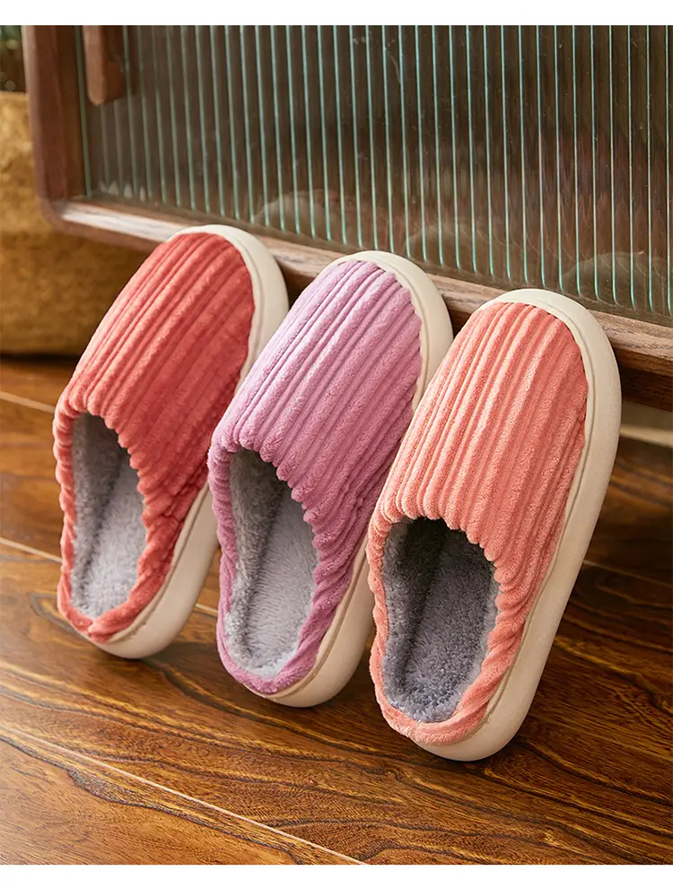2025 Winter Warm Plush Cotton Slippers for Men Women — feature 15
