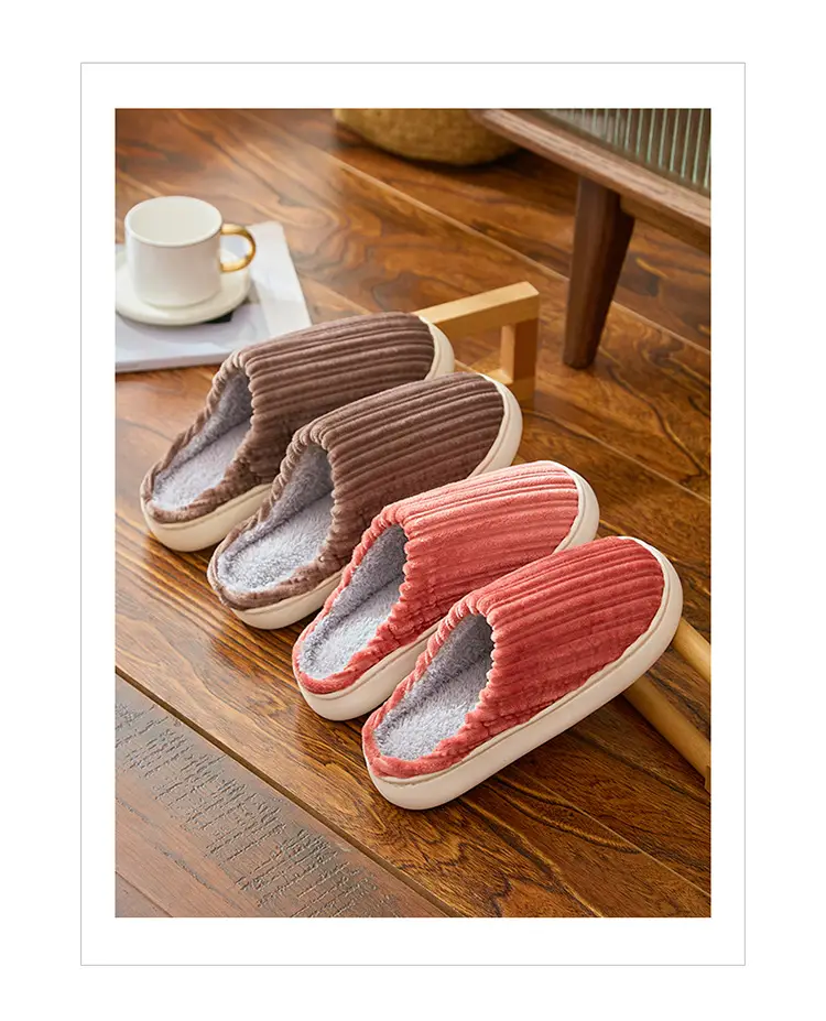 2025 Winter Warm Plush Cotton Slippers for Men Women — feature 18