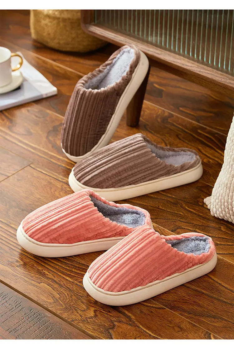 2025 Winter Warm Plush Cotton Slippers for Men Women — feature 19